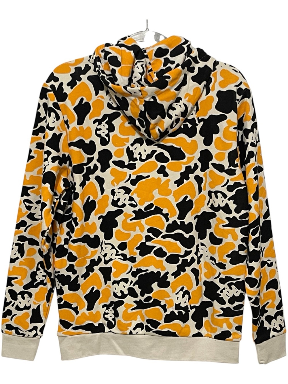 Kappa Orange Black White Camo Pullover Hoodie - Picture 4 of 11